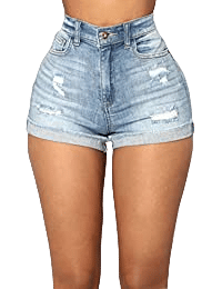 Short Jeans Femme