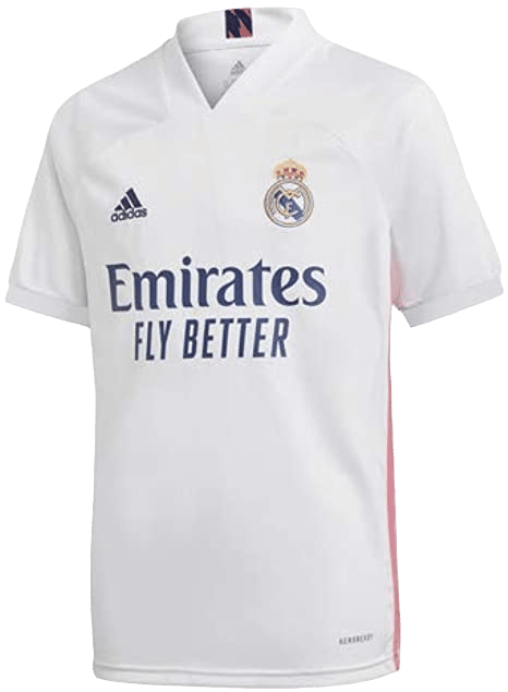 Real Madrid Adidas Maillot Officiel Saison 2020/21 pour Enfant XS Blanc