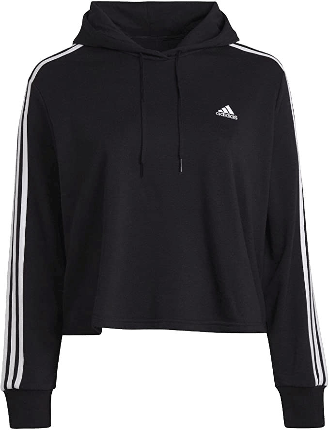 Sweat crop top Adidas à capuche XL
