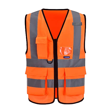 Gilet de sécurité orange
