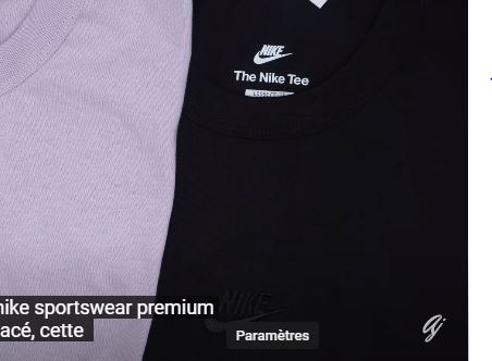 T-shirt Nike Sportswear Premium Essential (Critique + Figure)